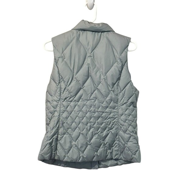Eddie Bauer Size Medium Premium Goose Down Quilted Puffer‎ Vest Preppy Womens - Picture 2 of 16